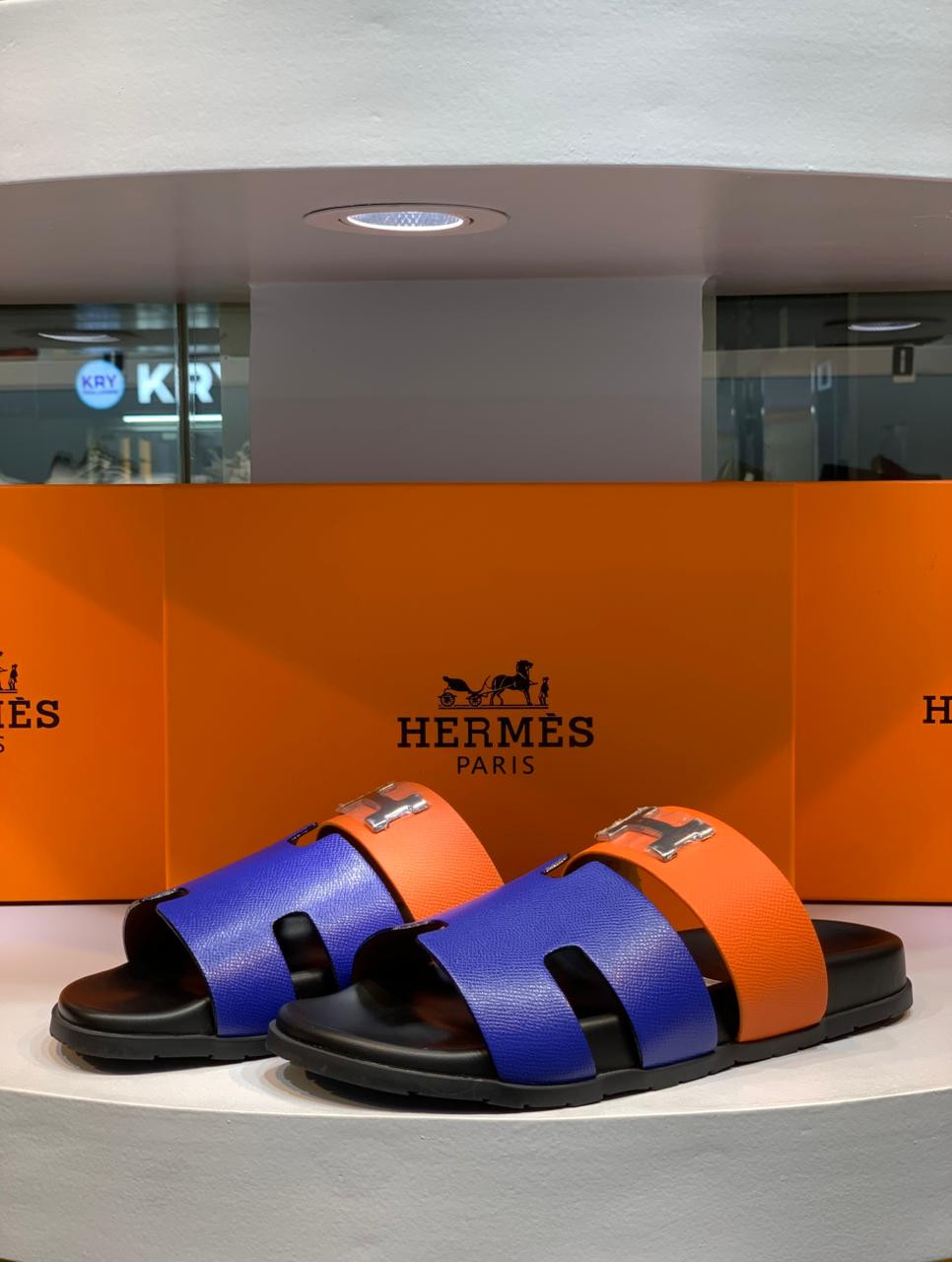Hermes Oran Blue Orange Sandal (1:1)
